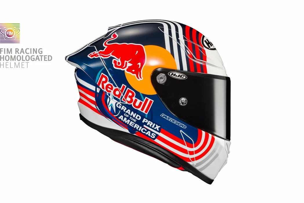 Promo ๐ HJC RPHA 1 Red Bull Austin Full Face Helmet ๐