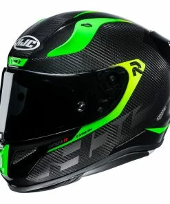 Discount 🛒 HJC RPHA 11 Bleer Carbon Full Face Helmet Green ✔️
