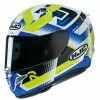 Best Sale 🧨 HJC RPHA 11 Full Face Helmet Nectus Blue/Fluo 😉
