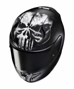 Top 10 😉 HJC RPHA 11 Punisher Full Face Helmet Black/White ⌛ -Shark shop HJC RPHA 11 Punisher Full Face Helmet BlackWhite 3 700x700