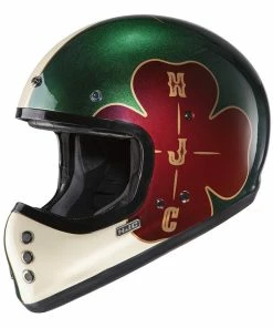 Outlet 🎉 HJC V60 Ofera Open Face Helmet Green ✨