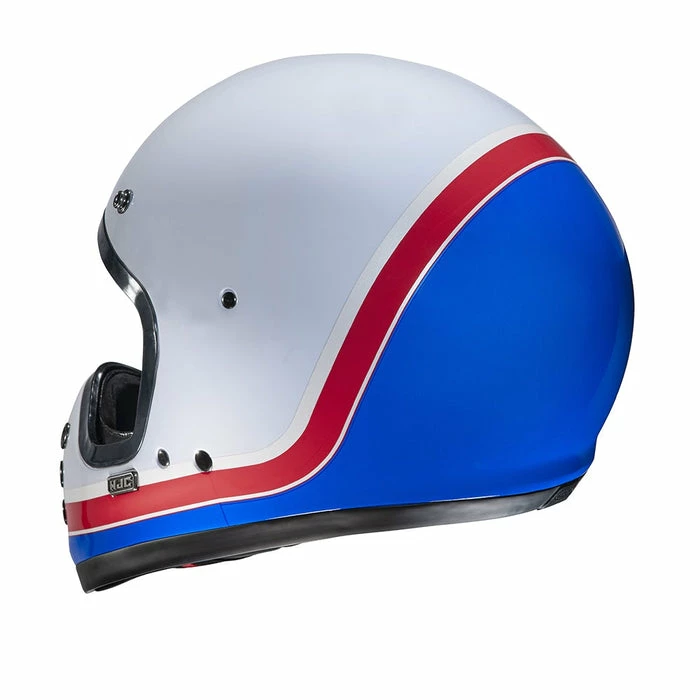 Best deal โ๏ธ HJC V60 Scoby Open Face Helmet White/Red/Blue ๐ - Image 2