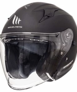 Outlet 😀 MT Avenue Open Face Helmet Solid Colours Matt Black 🌟