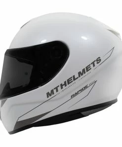 Buy ❤️ MT Rapide Full Face Helmet Solid Colours Pearl White 🛒