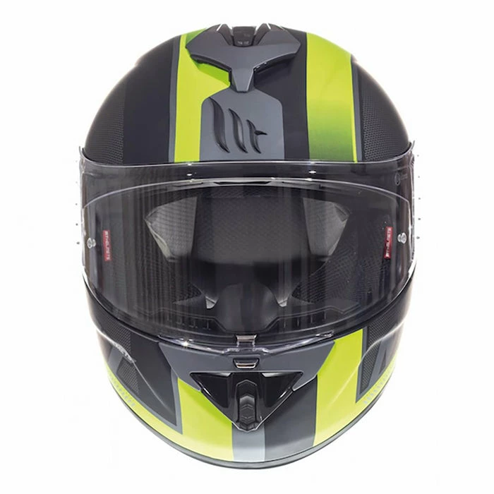 Deals ๐ MT Rapide Overtake Full Face Helmet Matt Black/Fluo Yell ๐ - Image 3