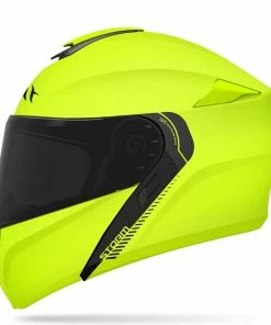 Cheapest ✨ MT Storm Flip Up Helmet Solid Colours - Fluo Yellow ✔️