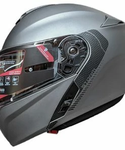 Flash Sale 🎁 MT Storm Flip Up Helmet Solid Colours - Matt Titanium 🔥