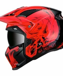 Buy 👏 MT Streetfighter SV Darkness Helmet Black/Red 🎉