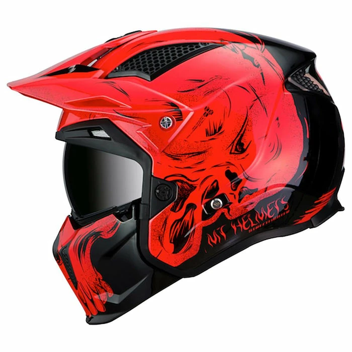Buy 👏 MT Streetfighter SV Darkness Helmet Black/Red 🎉