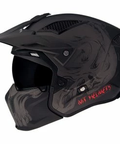 Budget ⭐ MT Streetfighter SV Darkness Helmet Matt Black/Grey 👏