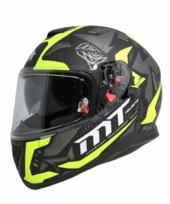 Top 10 🌟 MT Thunder 3 SV Fractal Full Face Helmet Matt Black/Grey/Fluo 👍