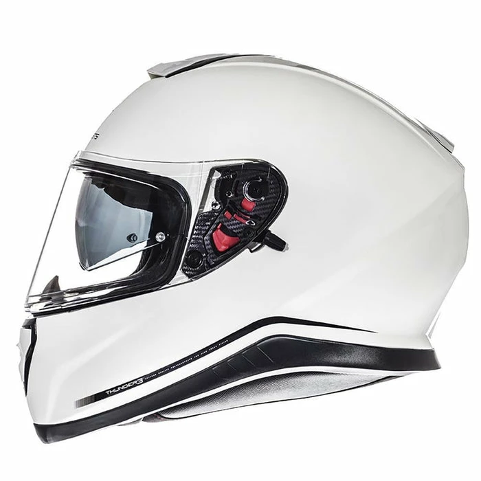 Deals 👍 MT Thunder 3 SV Full Face Helmet Solid Colours Pearl White 😉