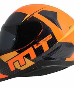 Budget ๐ MT Thunder Ray Full Face Helmet Orange/Navy ๐