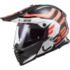 Brand new 😉 LS2 Pioneer Evo Adventurer Helmet Black/White/Orange 🥰