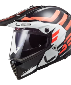 Brand new 😉 LS2 Pioneer Evo Adventurer Helmet Black/White/Orange 🥰