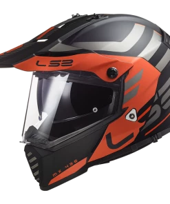 Outlet 🤩 LS2 Pioneer Evo Adventurer Helmet Black/Orange 🤩