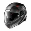 Flash Sale ❤️ Nolan N100-5 Hilltop Flip Up Helmet Matt Black/Grey 🤩