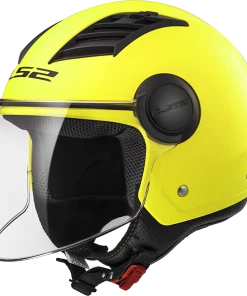 Buy 🛒 LS2 Airflow Open Face Helmet Matt Fluo Yellow 🌟