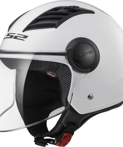 Promo 🔔 LS2 Airflow Open Face Helmet White 🔥
