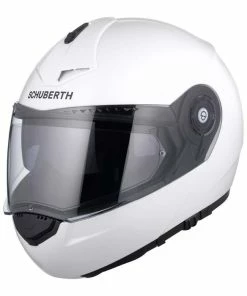 New 🎉 Schuberth C3 Pro Flip Up Helmet Gloss White 🎁