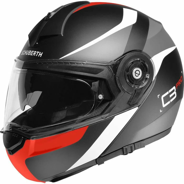 New 🛒 Schuberth C3 Pro Flip Up Helmet Sestante Red 🌟