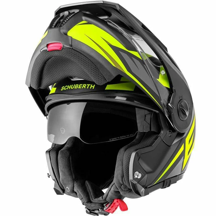 Best Pirce โ๏ธ Schuberth E1 Flip Up Adventure Helmet Tuareg Yellow โจ - Image 2