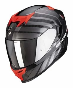 Best deal ๐ Scorpion Exo 520 Air Full Face Helmet Cover Black/Red ๐งจ