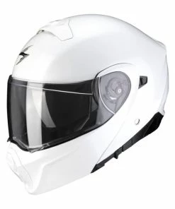 Promo 😍 Scorpion Exo 930 Flip Up Helmet Gloss White 🥰