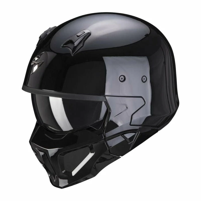 New 😍 Scorpion Exo Covert-X Open Face Helmet Gloss Black 😀