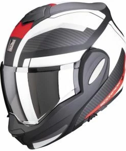 Best Sale ๐ Scorpion Exo-Tech Trap Flip Up Helmet Black/Red/White ๐