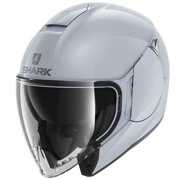 Brand new โญ Shark City Cruiser Dual Blank Open Face Helmet White โญ - Image 3