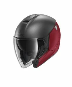 Buy ๐ Shark CityCruiser Dual Open Face Commuting Helmet Matt Anthracite/Red ๐คฉ