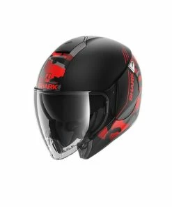 Flash Sale โค๏ธ Shark Citycruiser Genom Open Face Helmet Matt Black/Red/Anthracite ๐