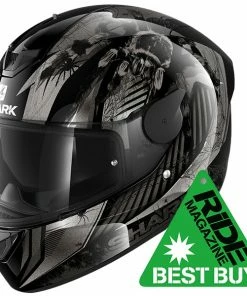 Buy ❤️ Shark D-Skwal 2 Atraxx Full Face Helmet Black/Anthracite/Silver 🔔