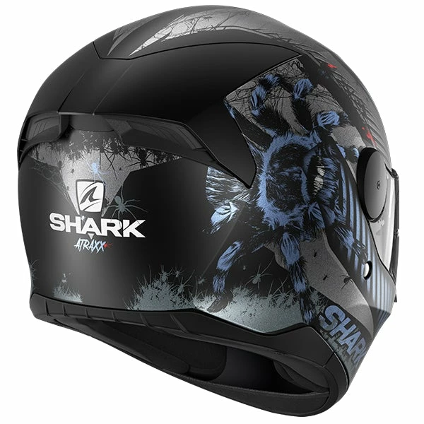 Cheapest โจ Shark D-Skwal 2 Atraxx Full Face Helmet Matt Black/Anthracite/Blue ๐งจ - Image 2
