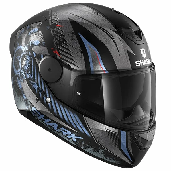 Cheapest โจ Shark D-Skwal 2 Atraxx Full Face Helmet Matt Black/Anthracite/Blue ๐งจ - Image 5