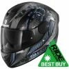 Cheapest ✨ Shark D-Skwal 2 Atraxx Full Face Helmet Matt Black/Anthracite/Blue 🧨