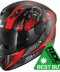 Brand new ๐ฏ Shark D-Skwal 2 Atraxx Full Face Helmet Matt Black/Red/Anthracite ๐งจ