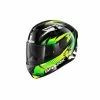 New 😉 Shark D-Skwal 2 Penxa Full Face Helmet Black/Green/Yellow 🎉