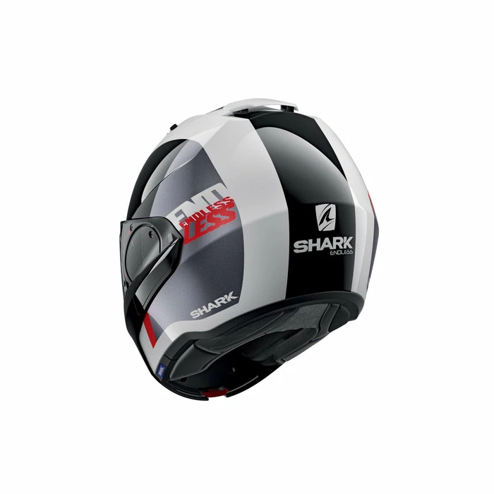 Discount ๐ Shark Evo ES Endless Flip Up Helmet White/Black/Red โค๏ธ 2 Discount ๐ Shark Evo ES Endless Flip Up Helmet White/Black/Red โค๏ธ - Image 2