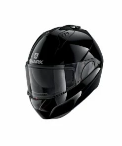 Best Pirce 👏 Shark Evo ES Flip Up Helmet Solid Colours Black 👏