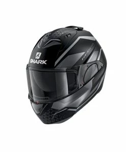Cheapest 👍 Shark Evo ES Yari Flip Up Helmet Matt Black/Anthracite ❤️