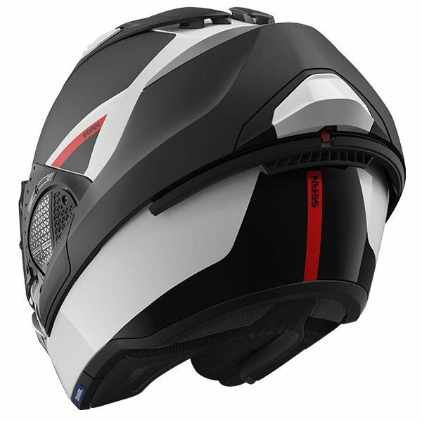 Cheap โ๏ธ Shark Evo GT Sean Flip Up Helmet White/Black/Red ๐ 4 Cheap โ๏ธ Shark Evo GT Sean Flip Up Helmet White/Black/Red ๐ - Image 4