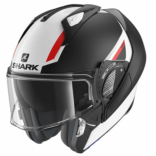 Cheap โ๏ธ Shark Evo GT Sean Flip Up Helmet White/Black/Red ๐ 5 Cheap โ๏ธ Shark Evo GT Sean Flip Up Helmet White/Black/Red ๐ - Image 5