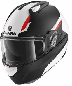 Cheap โ๏ธ Shark Evo GT Sean Flip Up Helmet White/Black/Red ๐