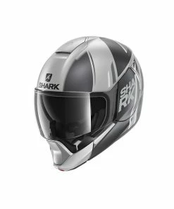 Promo 🥰 Shark EvoJet Vyda Flip Up Helmet Matt Black/Anthracite/Silver ✨