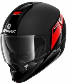 Best Sale ⭐ Shark Evojet Flip Up Helmet Karonn Matt Black/Red 😀