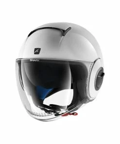 Best deal ๐ฅ Shark Nano Open Face Helmet Solid Colours White ๐