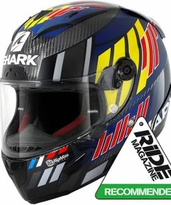 Outlet 🤩 Shark Race-R Pro Carbon Zarco Speedblock Full Face Helmet Blue/Red 🎁