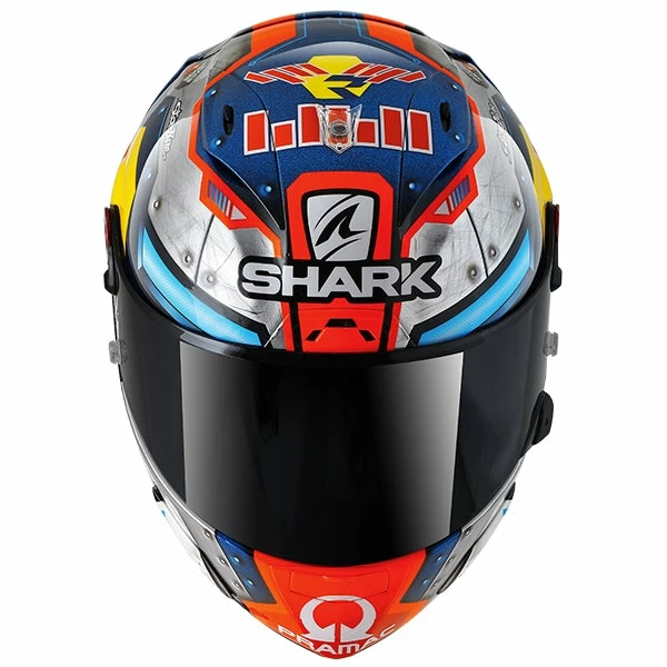 Buy ๐ Shark Race-R Pro GP Martinator Full Face Helmet Silver/Blue/Red ๐ - Image 2